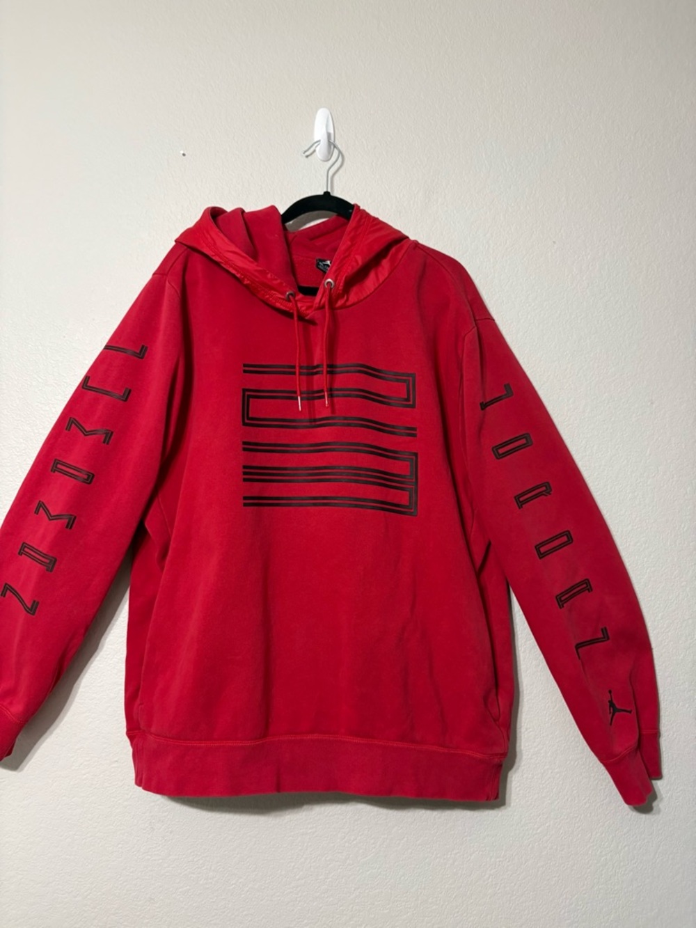 Nike Air Jordan Retro 11
Hybrid Red Hoodie Pullover
Sweatshirt Pockets Men’s XXL